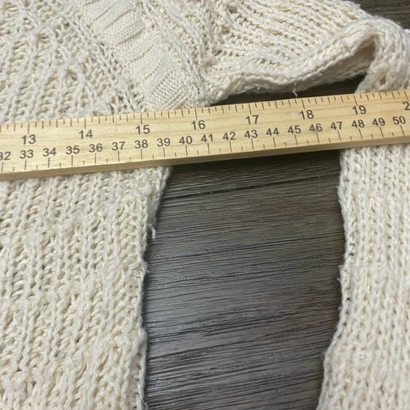 Love Change Loose Open Knit Sweater Women Size Medium - Picture 4 of 7